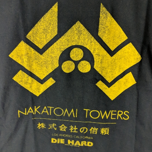 Die Hard Nakatomi Towers T-shirt - Picture 2 of 4